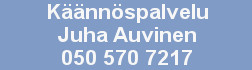 Käännöspalvelu Juha Auvinen logo